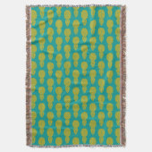 ananas tropische vruchten deken (Voorkant Verticaal)