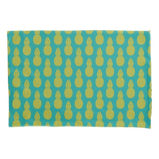 ananas tropische vruchten kussensloop (Voorkant-Links)