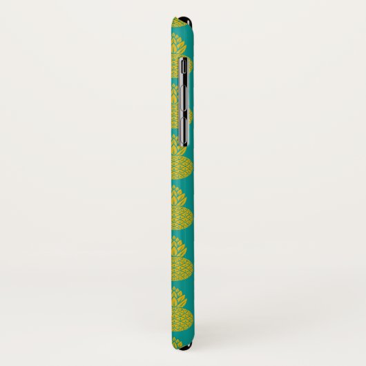 ananas tropische vruchten | Monogram Case-Mate iPhone Case (Achterkant/links)