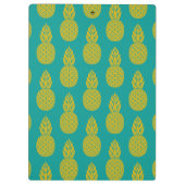 ananas tropische vruchten | Monogram Klembord (Achterkant)