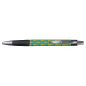 ananas tropische vruchten | Monogram Pen (Achterkant)