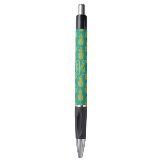 ananas tropische vruchten | Monogram Pen (Voorkant Verticaal)