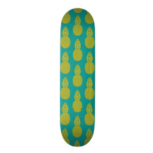 ananas tropische vruchten skateboard