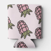 Ananas Tropische Waterverf Fruit Drink Blikjeskoeler (Achterkant)