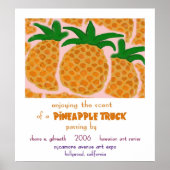 ananas Truck Poster (Voorkant)