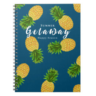 ananas turkoois notitieboek