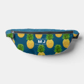 Ananas turquoise blauw heuptasje (Liggend)