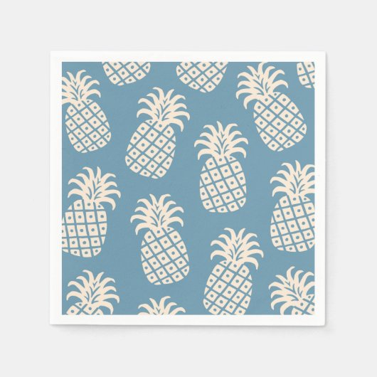 Ananas Twist Tropisch Design Servet (Voorkant)
