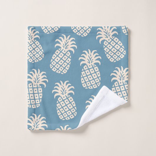Ananas Twist Tropisch ontwerp Bad Handdoek (Wasdoekje)