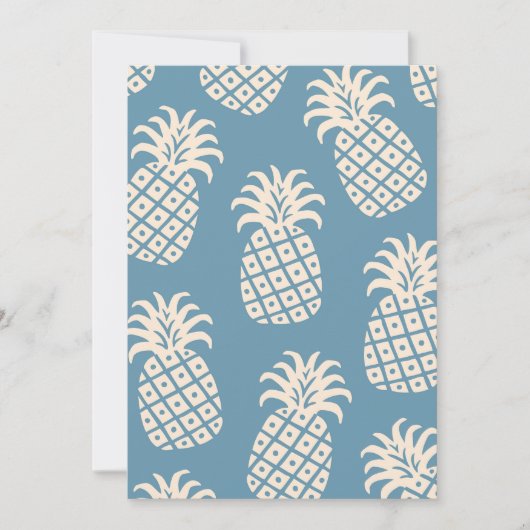 Ananas Twist Tropisch ontwerp Kaart (Voorkant)