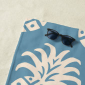 Ananas Twist Tropisch ontwerp Strandlaken (In situ)