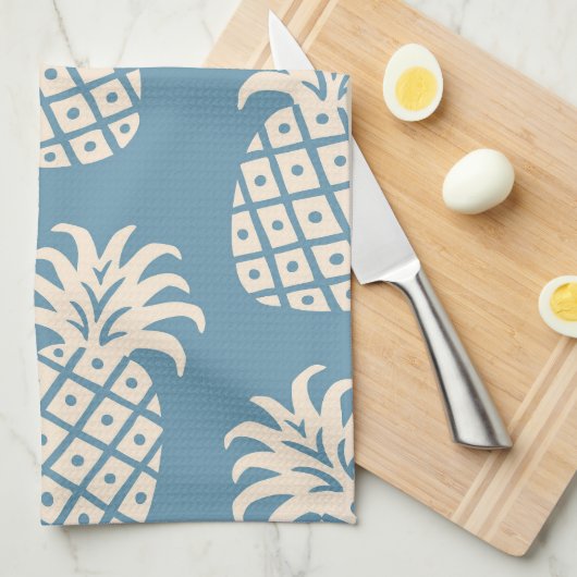 Ananas Twist Tropisch ontwerp Theedoek (Quarter Fold)