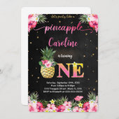 Ananas Uitnodiging (Voorkant / Achterkant)