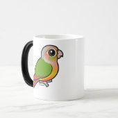 Ananas van Birdorable groen-Cheeked Conure Magische Mok (Voorkant links)