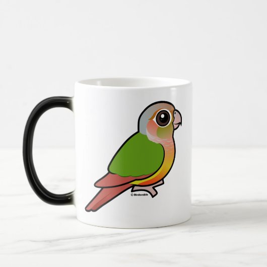 Ananas van Birdorable groen-Cheeked Conure Magische Mok (Links)