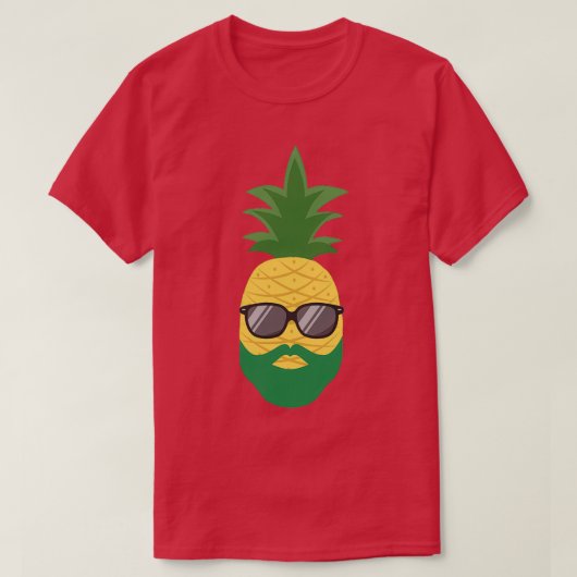 Ananas van de soort Beard T-shirt (Design voorkant)