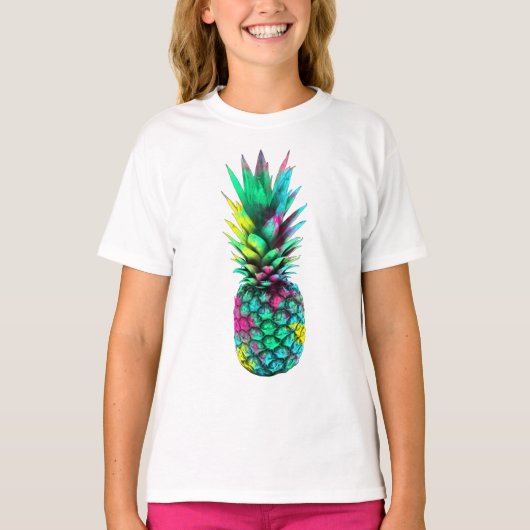 ananas van exotische vruchten t-shirt (Voorkant)