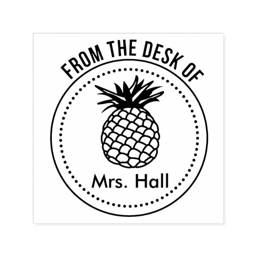 ANANAS VAN HET BUREAU VAN DE LERAAR STEMPEL (Design)