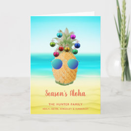 Ananas | van Kerstmis Wenskaart Feestdagen Kaart