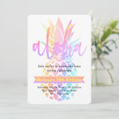 ananas van verjaardagsfeest kaart (Staand voorkant)