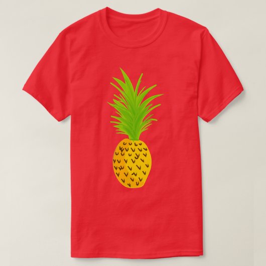 Ananas van vruchten t-shirt (Design voorkant)