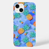 Ananas. Verf. Feest. Case-Mate iPhone Case (Achterkant)