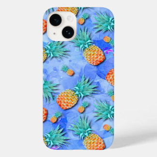 Ananas. Verf. Feest. Case-Mate iPhone 14 Hoesje
