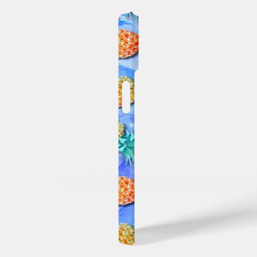 Ananas. Verf. Feest. Case-Mate iPhone Case (Achterkant / Rechts)