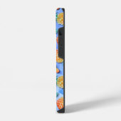 Ananas. Verf. Feest. iPhone Hoesje (Linkerkant)