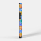 Ananas. Verf. Feest. iPhone Hoesje (Rechterkant)