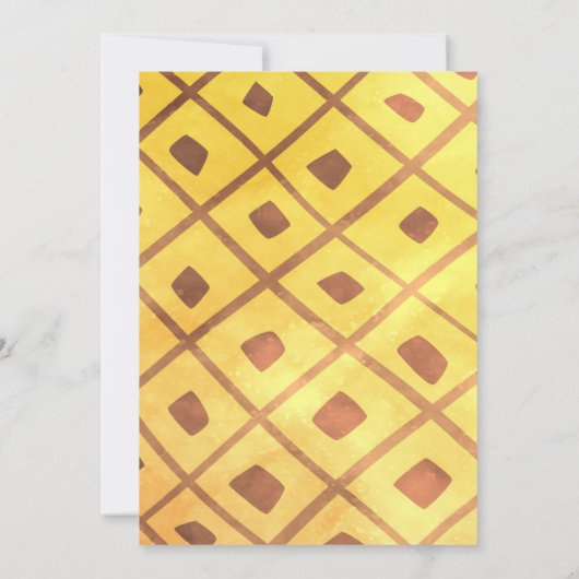 Ananas verjaardag kaart (Achterkant)