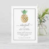 Ananas Verjaardag Zomer Kaart (Staand voorkant)