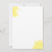 Ananas verjaardagsfeest uitnodiging template (Achterkant)