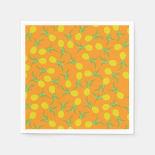 Ananas verjaardagsfeestje servet