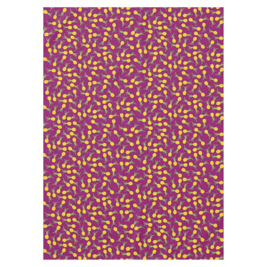 Ananas verjaardagsfeestje tafelkleed (Voorkant)