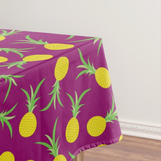 Ananas verjaardagsfeestje tafelkleed (Voorbeeld)