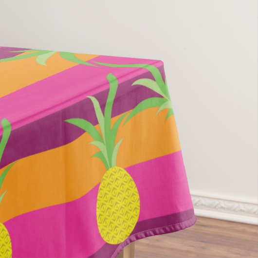 Ananas verjaardagsfeestje tafelkleed (Voorbeeld)