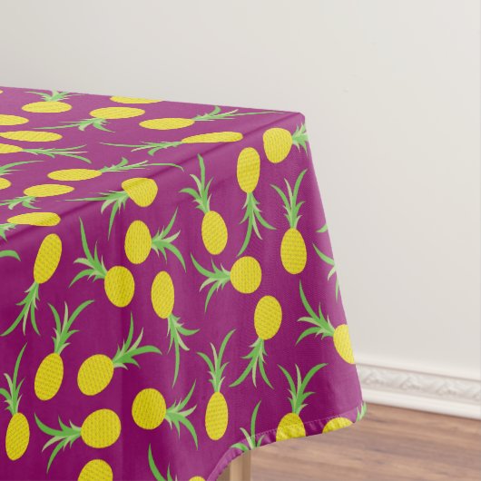 Ananas verjaardagsfeestje tafelkleed (Voorbeeld)