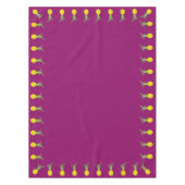 Ananas verjaardagsfeestje tafelkleed (Voorkant)