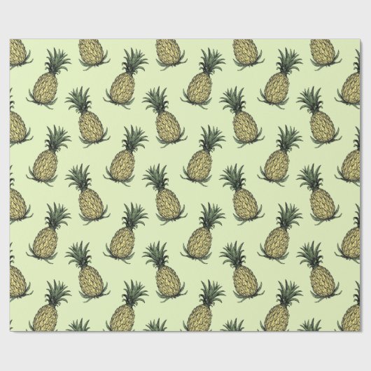 Ananas Verpakkingspapier Cadeaupapier (Vlak)