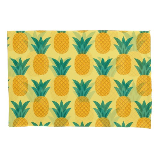 Ananas Vintage: vruchtbare patroonverrukking. Kussensloop (Voorkant)