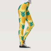 Ananas Vintage: vruchtbare patroonverrukking. Leggings (Rechts)