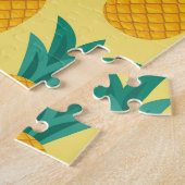 Ananas Vintage: vruchtbare patroonverrukking. Legpuzzel (Zijkant)