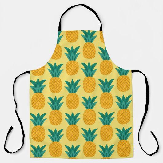 Ananas Vintage: vruchtbare patroonverrukking. Schort (Voorkant)