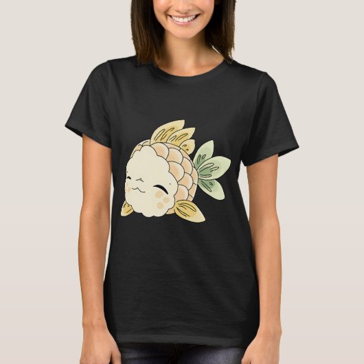 Ananas vis t-shirt (Voorkant)