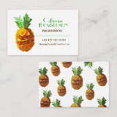 Ananas Visitekaartje (Voorkant / Achterkant)