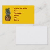 Ananas Visitekaartje (Voorkant / Achterkant)