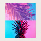 ananas visitekaartje (Buitenkant ongevouwen)