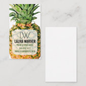 ananas visitekaartje (Voorkant / Achterkant)