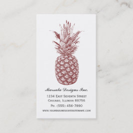 Ananas Visitekaartjes